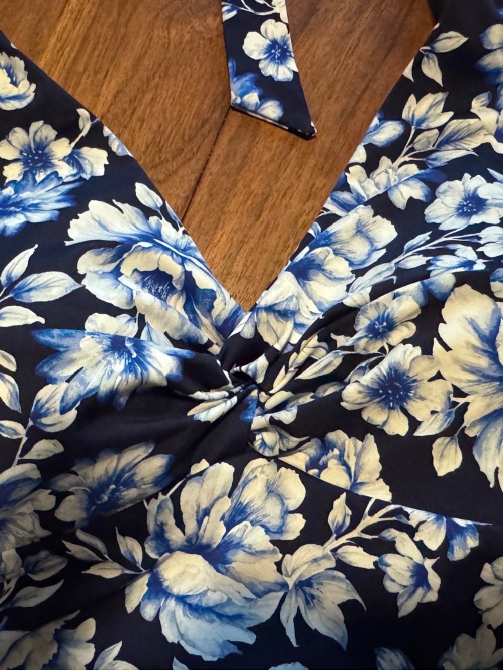 Land’s End Tankini Top with twisted front and matching Swim Skirt NWOT Sz 12 - Picture 11 of 14